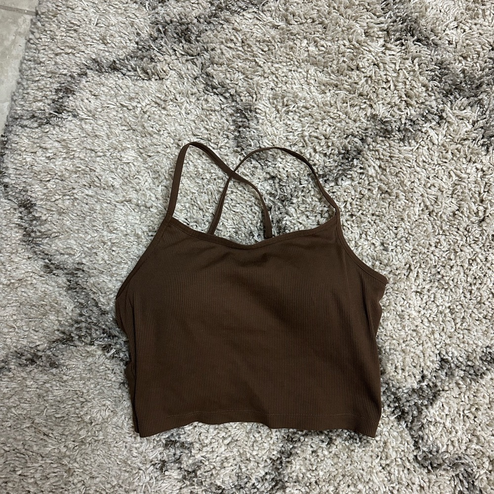 Brown Women's Tank Top